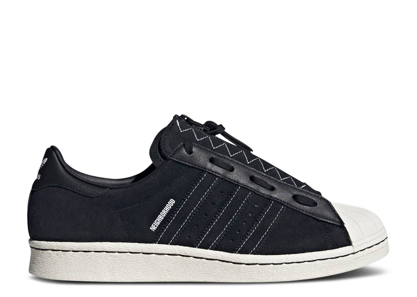 Кроссовки Adidas Superstar X Neighborhood 80S Core Black черные