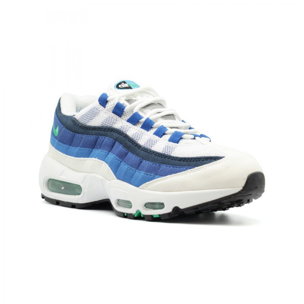 Кроссовки Nike Air Max 95 PREMIUM белые с синим