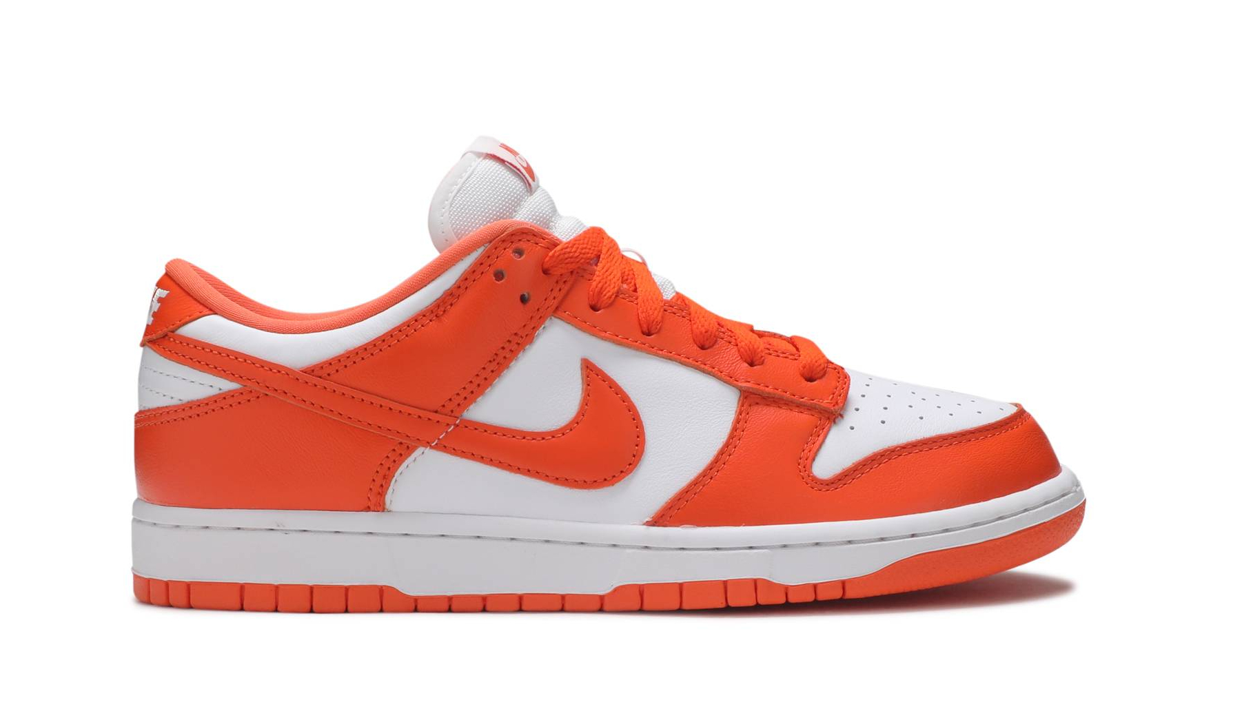 Кроссовки Nike Dunk Low Syracuse белые с оранжевым