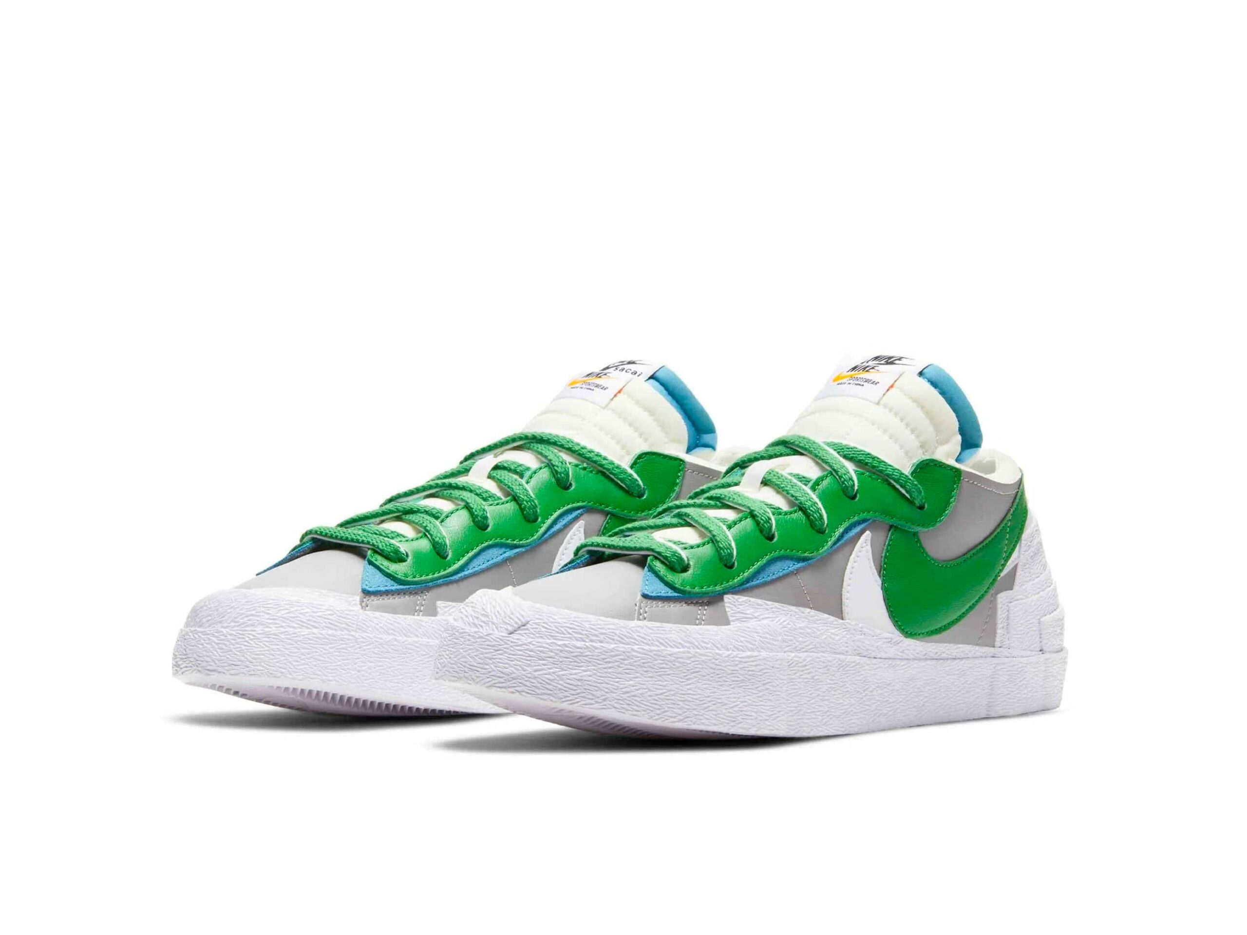 Кроссовки Nike Blazer Low x Sacai x Kaws Green