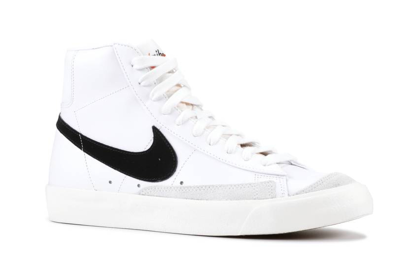 Кроссовки Nike Blazer Mid 77 Vintage White/Black с мехом