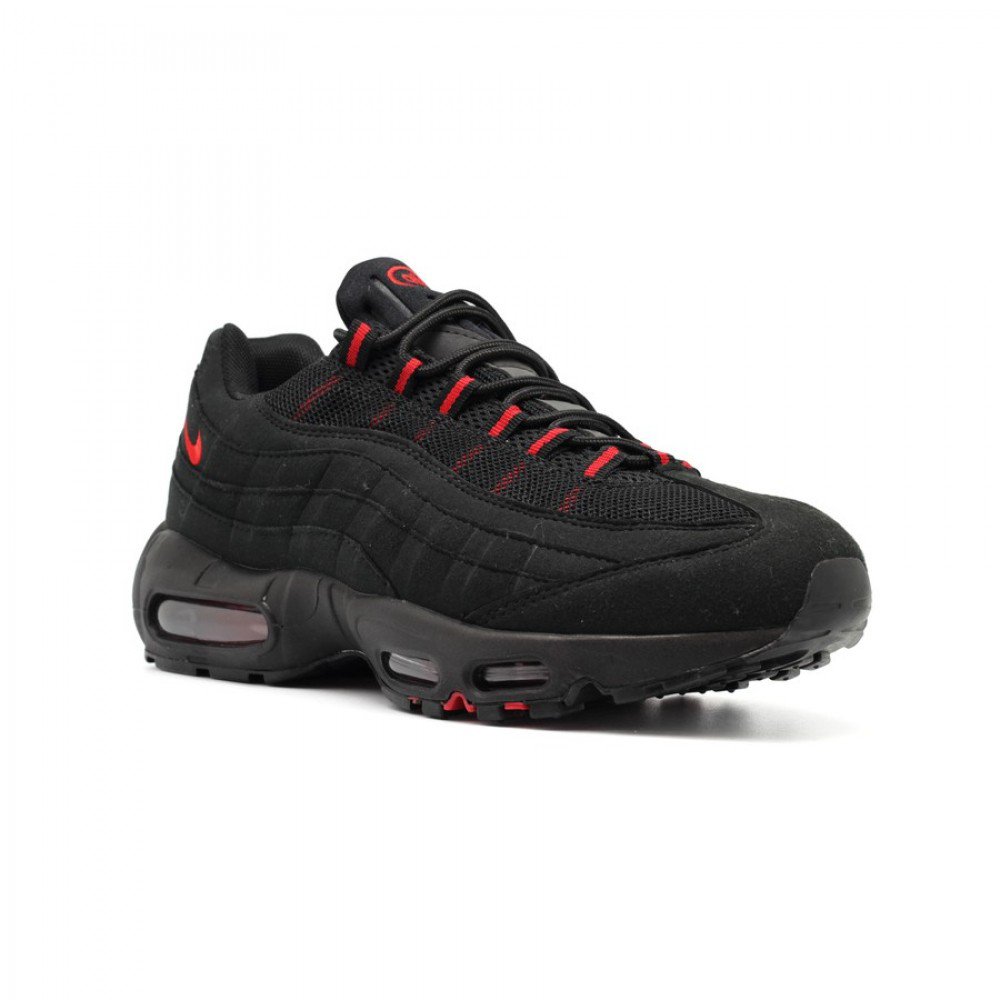 Кроссовки Nike Air Max 95 Dark Shadow черные с красным