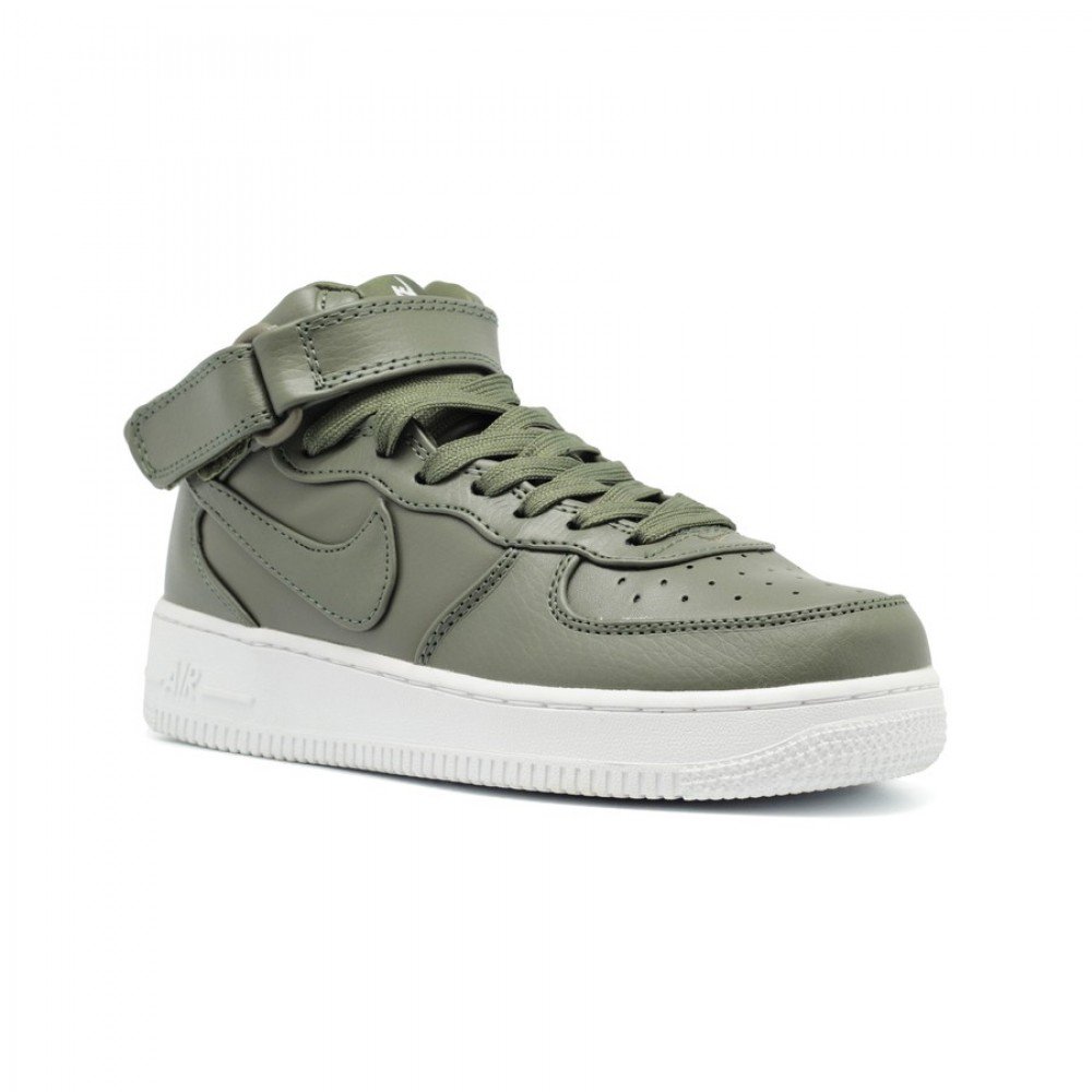 Кроссовки Nike Air Force 1 Mid '07 зеленые