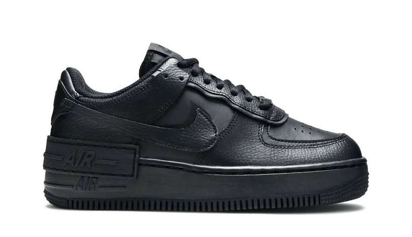 air force 1 shiny black