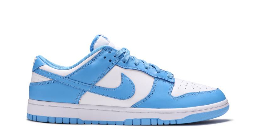 blue low nike dunks