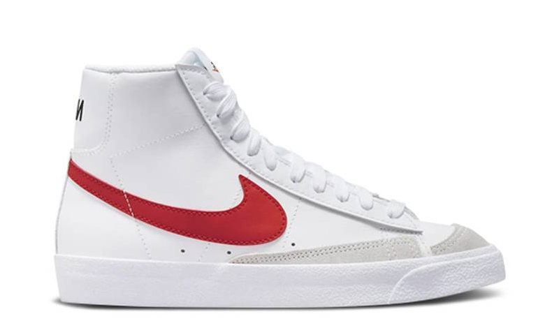 Кроссовки Nike Blazer Mid 77 White Red