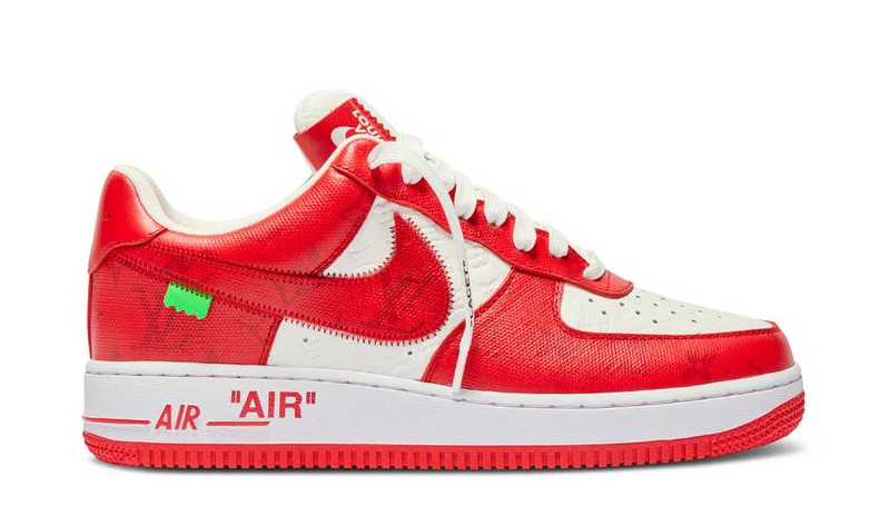 Кроссовки Nike Air Force 1 Low X Louis Vuitton White/Red
