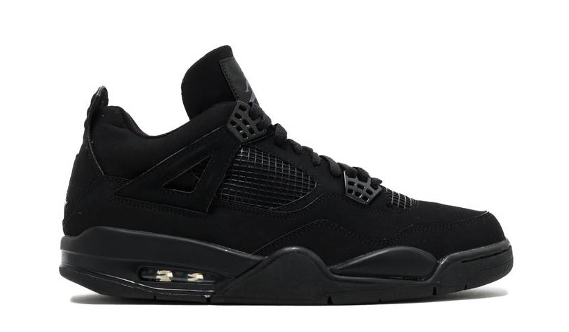 black nike jordan 4