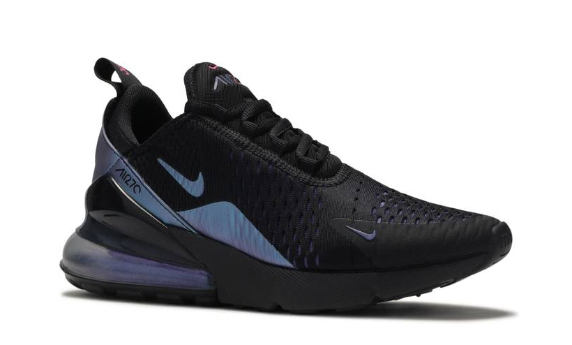 Кроссовки Nike Air Max 270 черные с синим