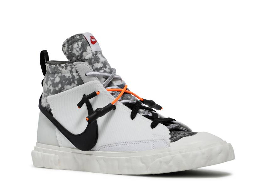Кроссовки Nike Blazer Readymade белые с черным