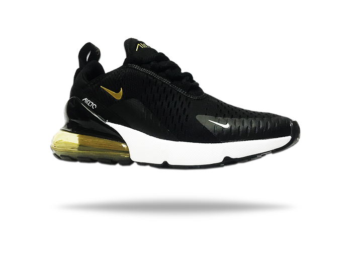 Кроссовки Nike Air Max 270 черные, золотые