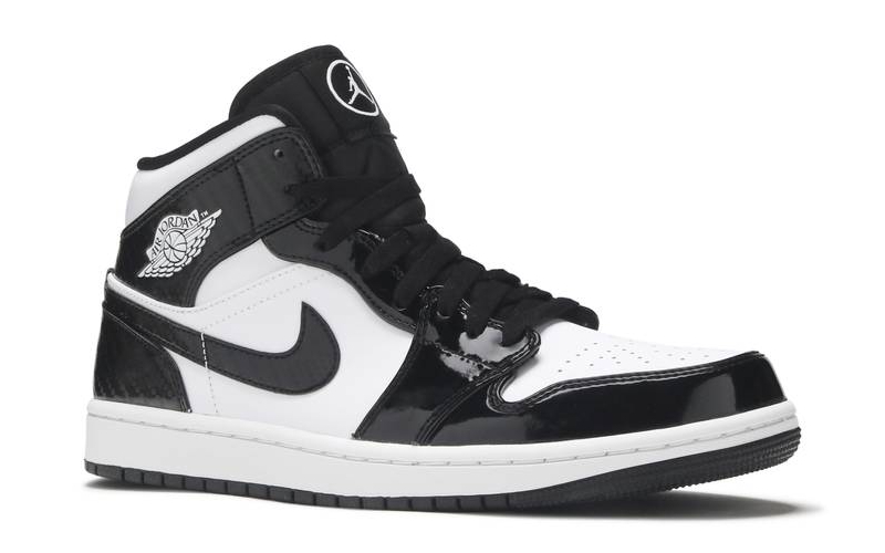 Кроссовки Nike Air Jordan 1 Mid All Star черные с белым