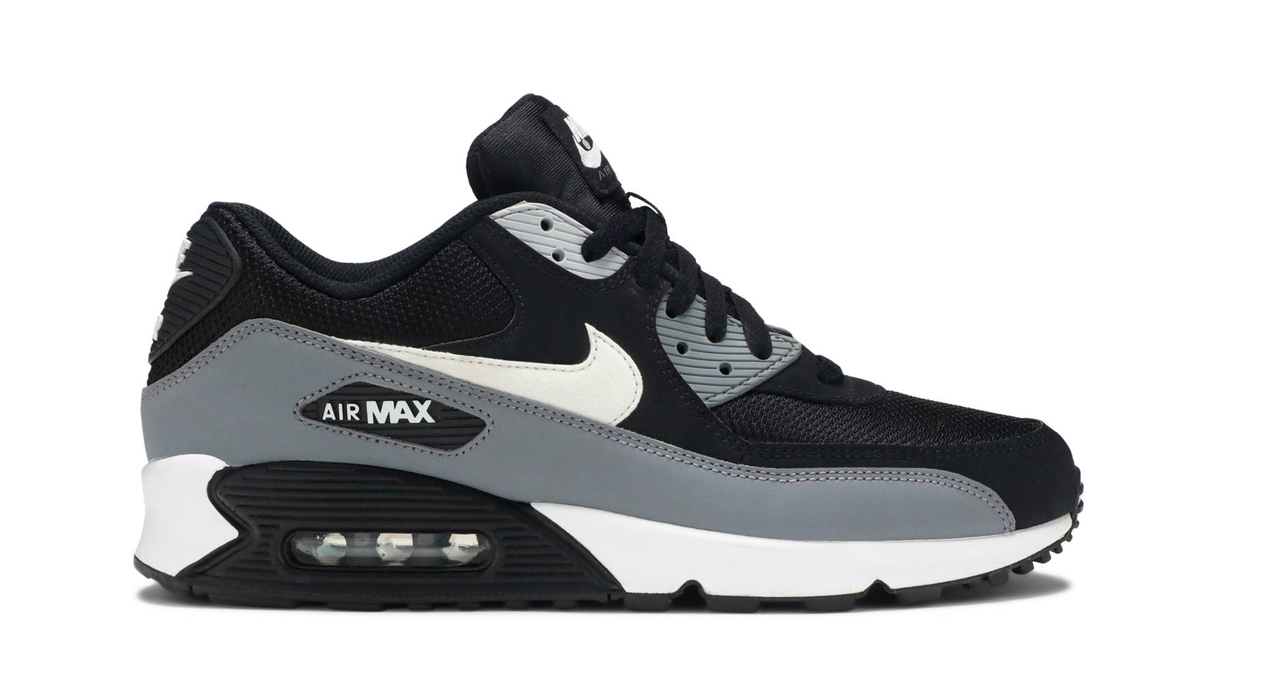 Кроссовки Nike Air Max 90 Cool Grey черные с серым