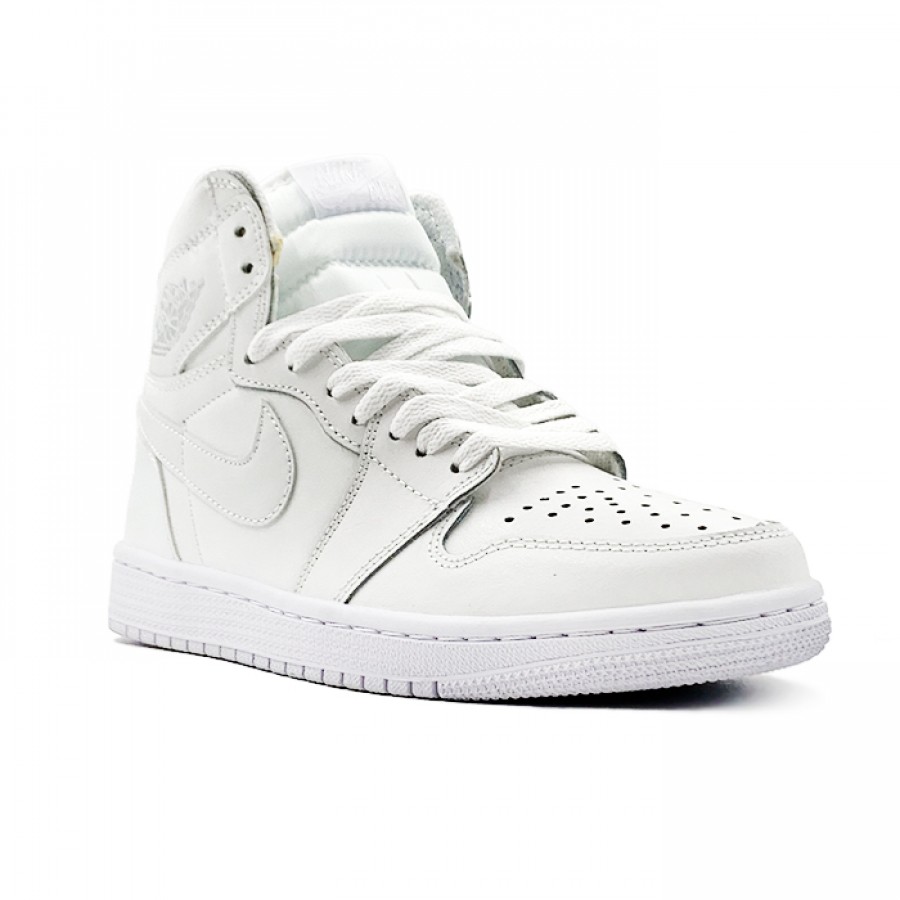 Кроссовки Nike Air Jordan 1 Mid White белые