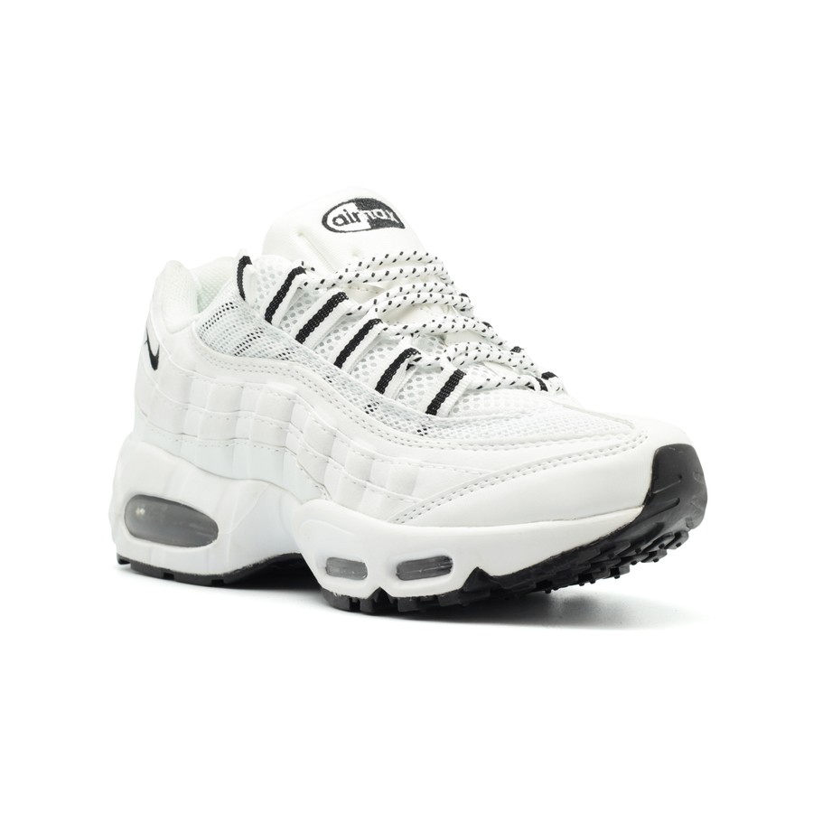 Кроссовки Nike air max 95 Essential белые с черным