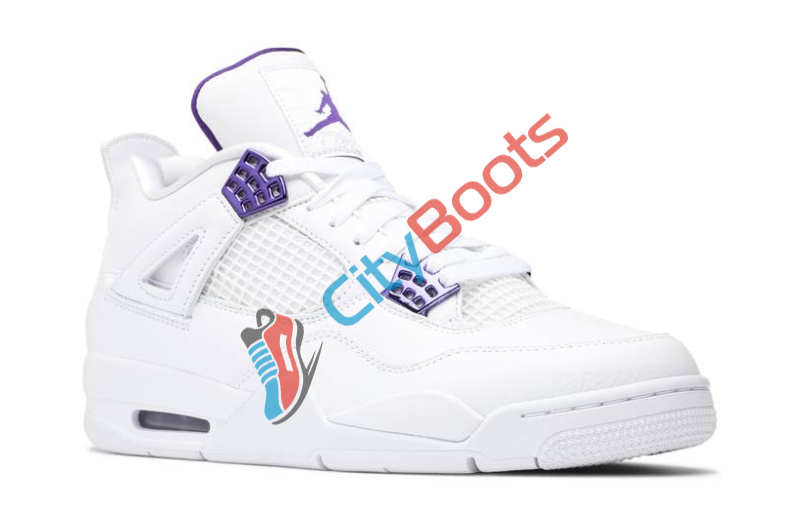 purple and white metallic 4s