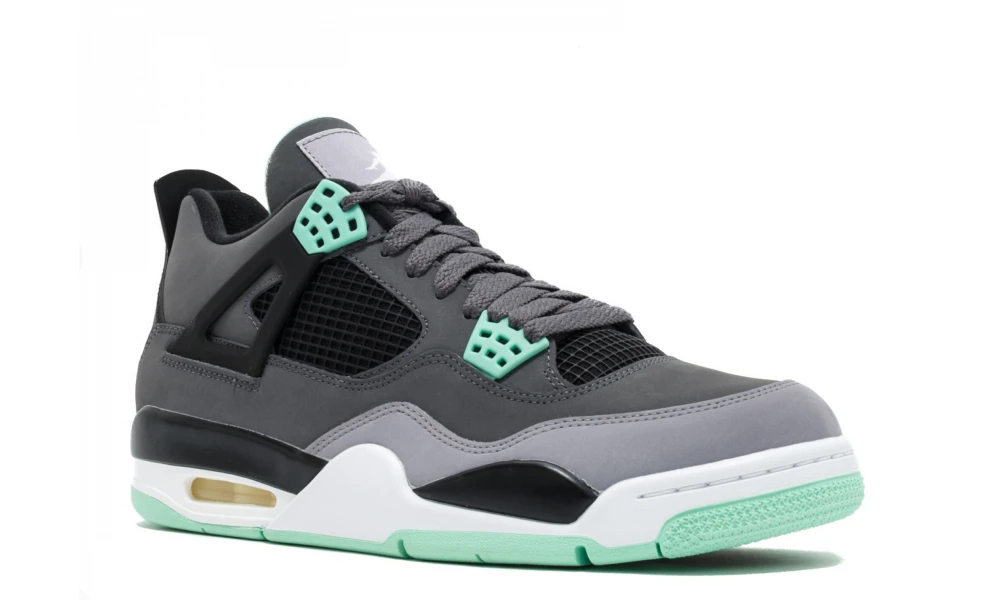 Кроссовки Nike Air Jordan 4 Retro Green Glow