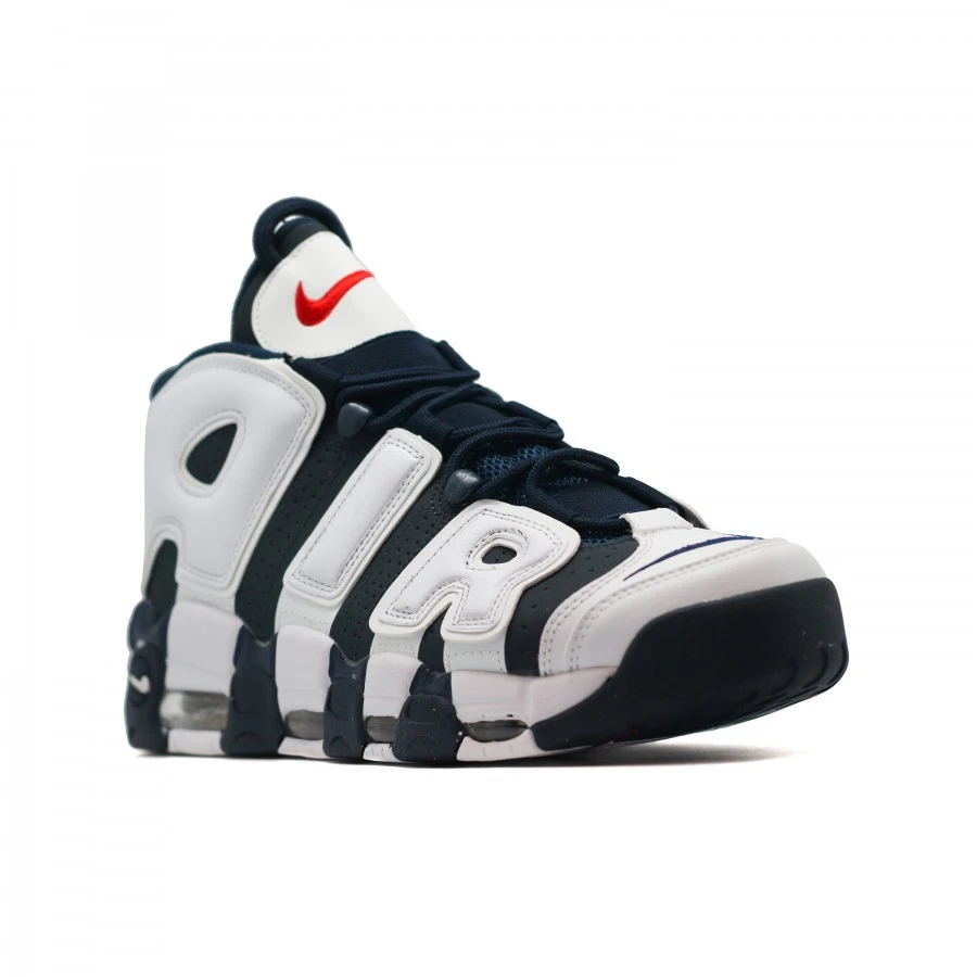 Кроссовки NIKE AIR MORE UPTEMPO синие, белые