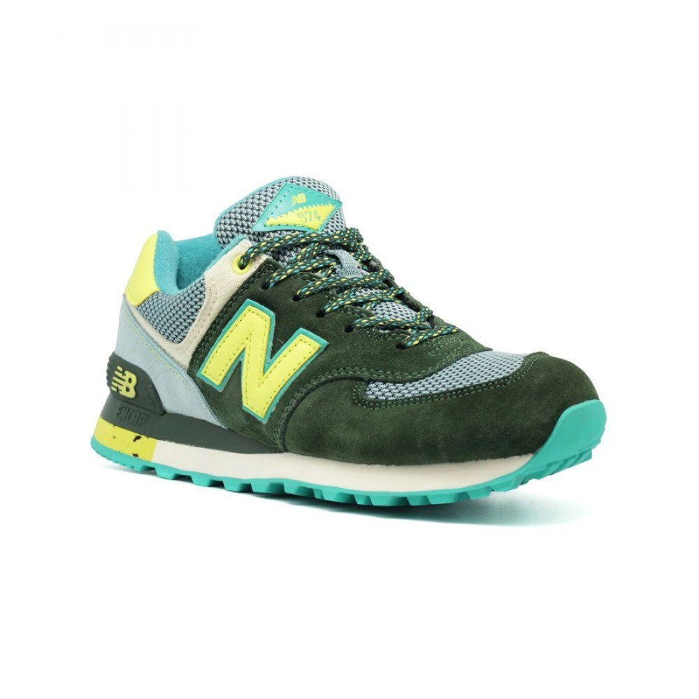 Кроссовки NEW BALANCE 574 зеленые