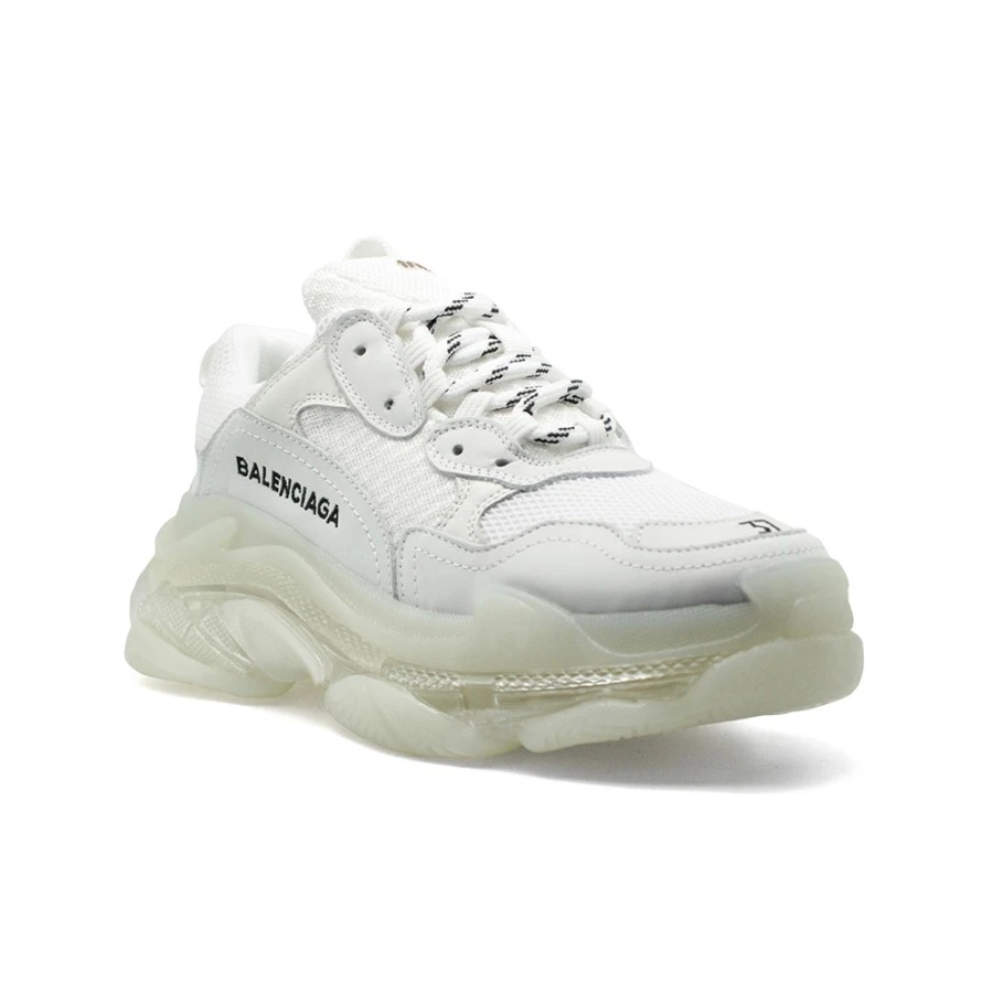 Кроссовки Balenciaga Triple S Transparent белые