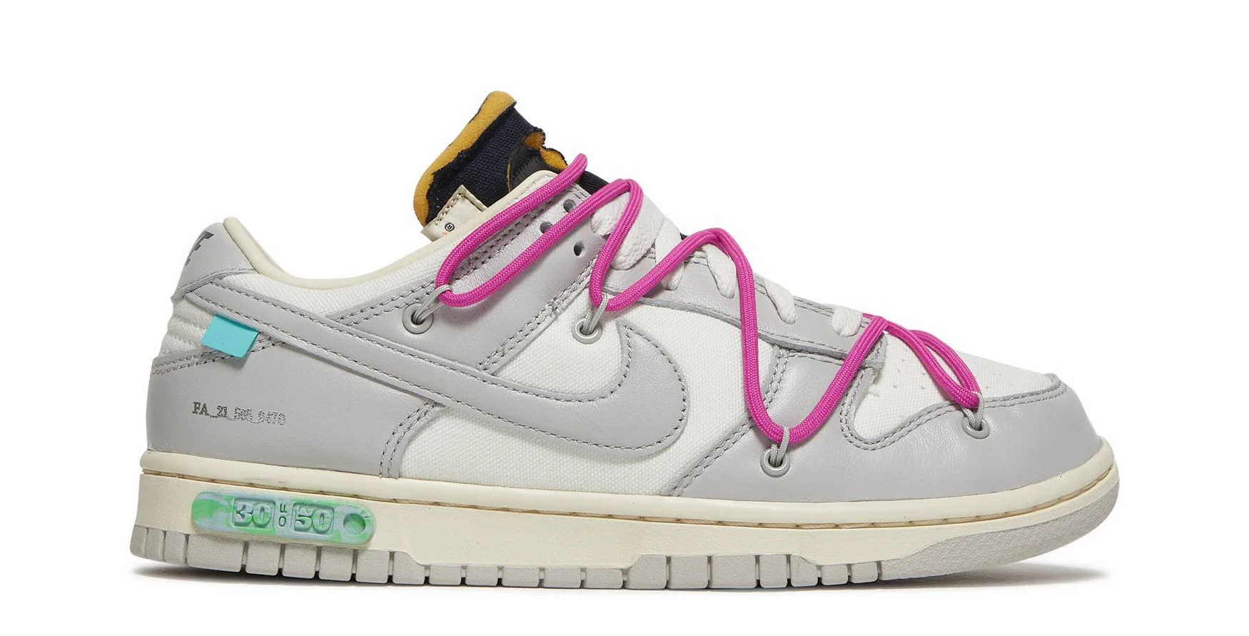 Кроссовки Nike Dunk Low X Off White Lot 30 Of 50