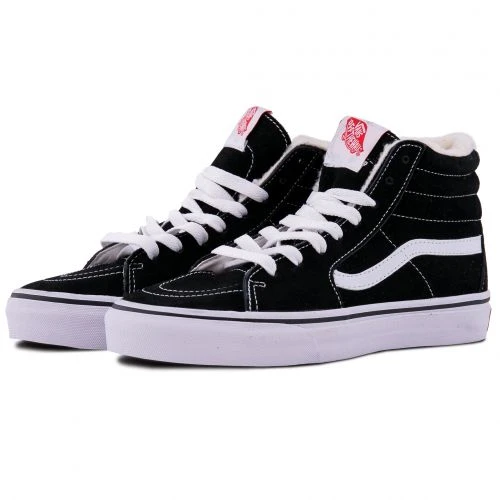 Кеды Vans SK8-Hi Black с мехом