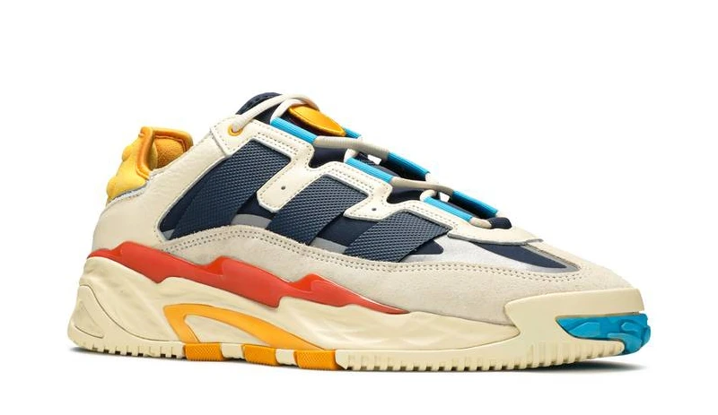 Кроссовки Adidas Niteball Cream White Cyan