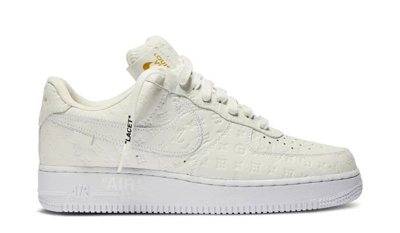 Кроссовки Nike Air Force 1 Low X Louis Vuitton Triple White